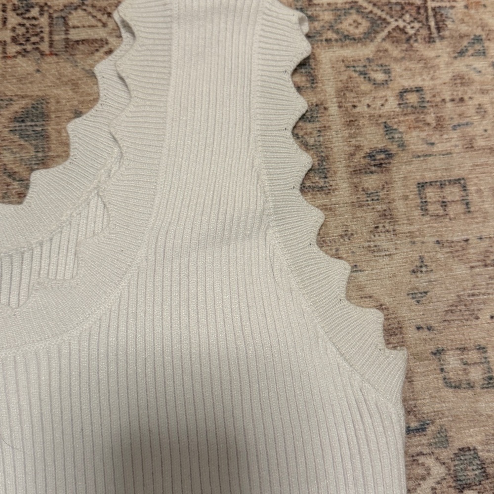 VINTAGE‎ Square Neck Sweater Tank - Picture 3 of 6
